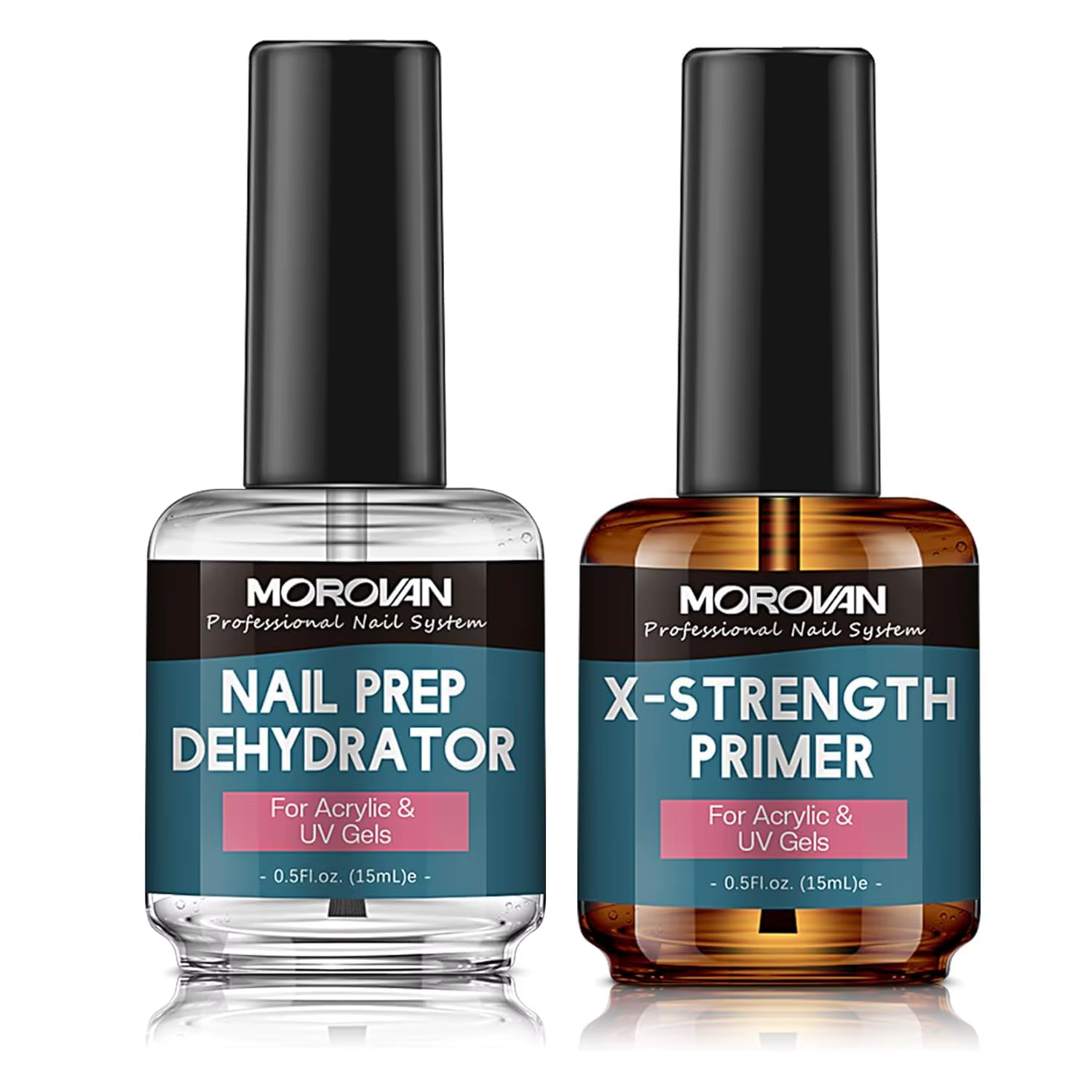 Morovan – déshydrateur et apprêt pour ongles, force X, sans brûlure, sans acide pour poudre acryliqu