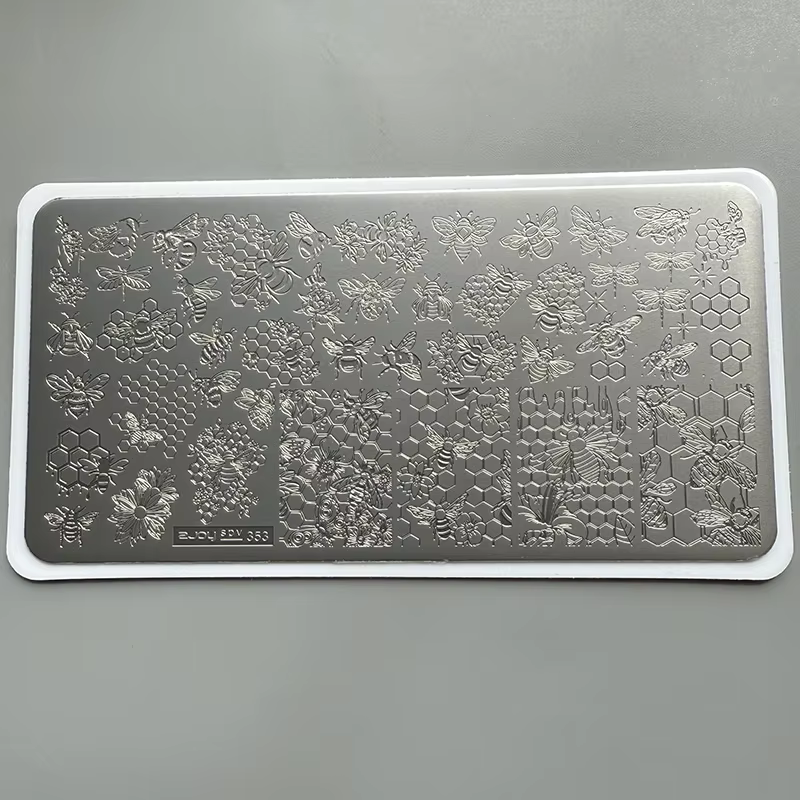 XMQ NAIL ART STAMPING PLATES BEENS Fleurs IMAGEPLATES TEMPLATE