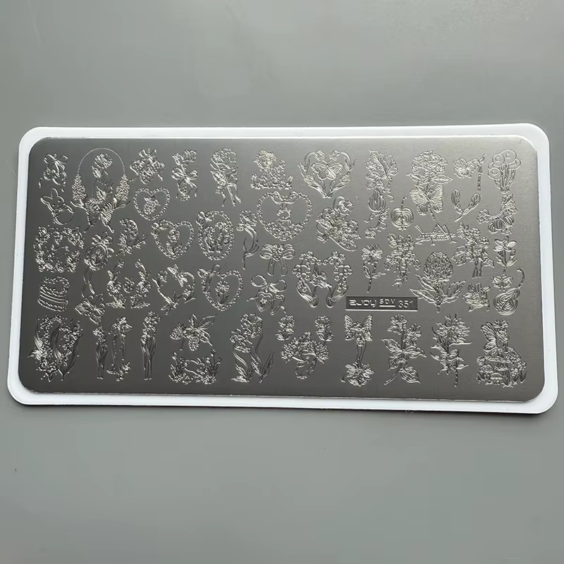 XMQ NAIL ART STAMPING PLATES BEENS Fleurs IMAGEPLATES TEMPLATE