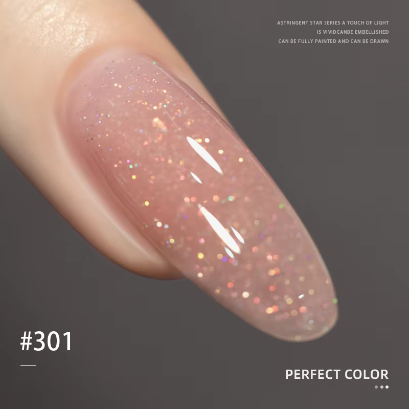PERFECT COLOR Gel de Base Caoutchouc Nude 12ml, Base Couleur 4-en-1 Constructeur et Renforceur, Auto