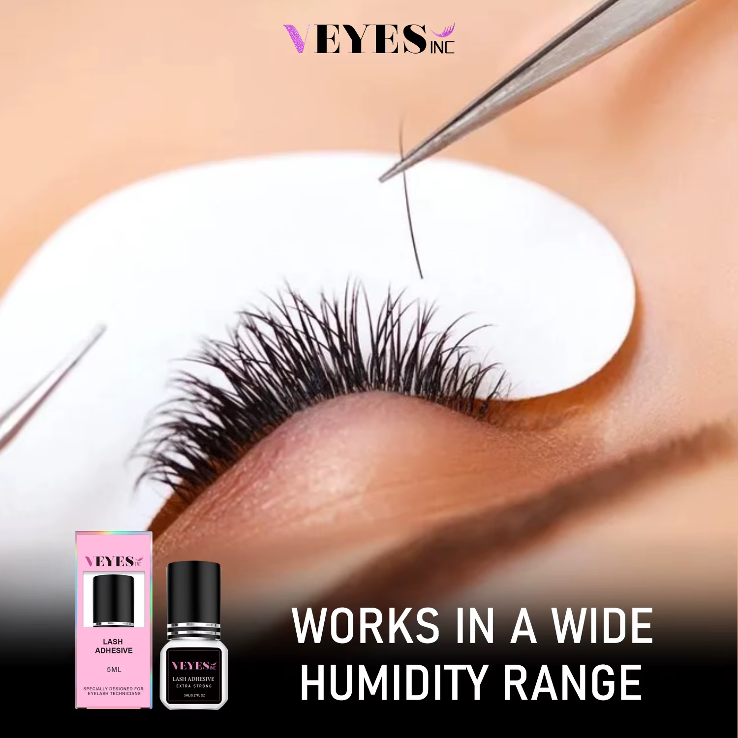 Veyes Inc Extensions de cils colle expédition des articles américains Veyelash colle à cils Extra fo