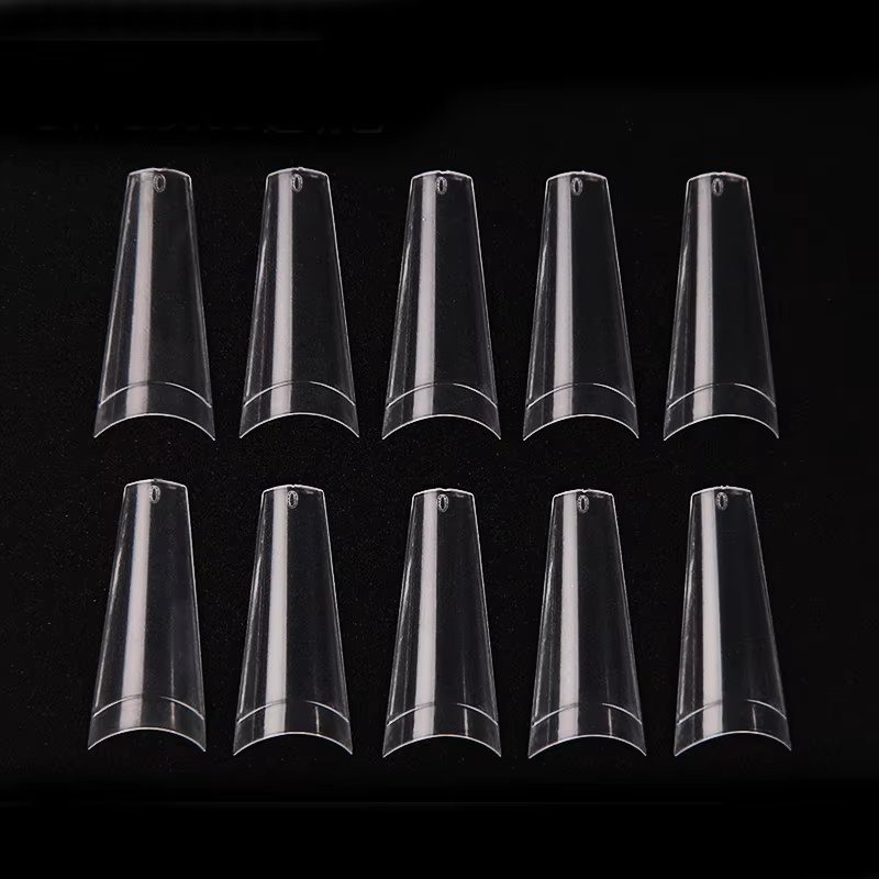 500 pièces clair naturel français Ballet cercueil faux ongles acryliques conseils d'art Gel UV Ultra