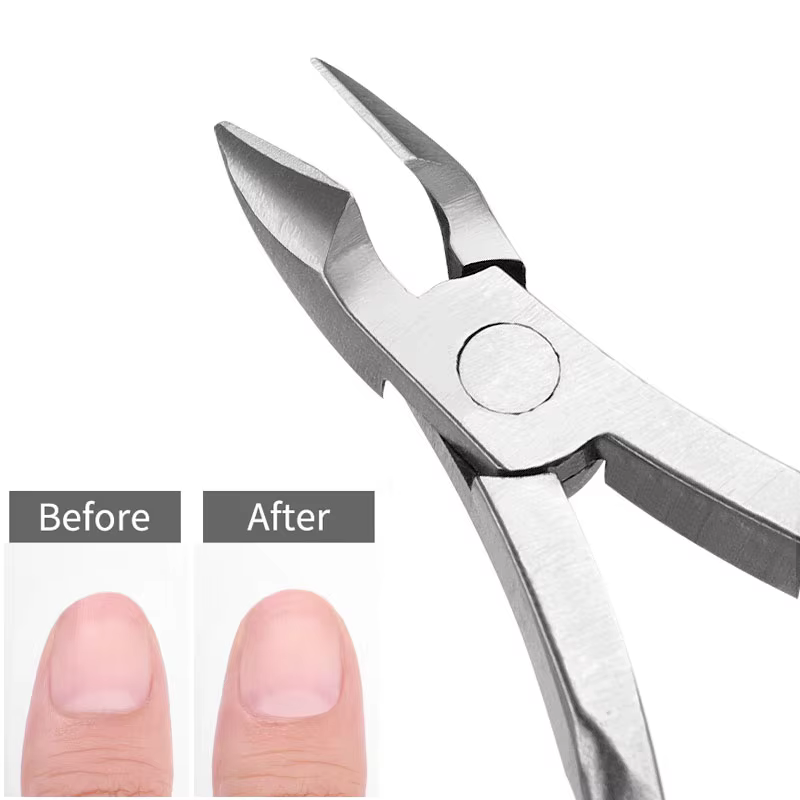 Pince à cuticules professionnelle en acier inoxydable, coupe-ongles, manucure et pédicure, soins, pi