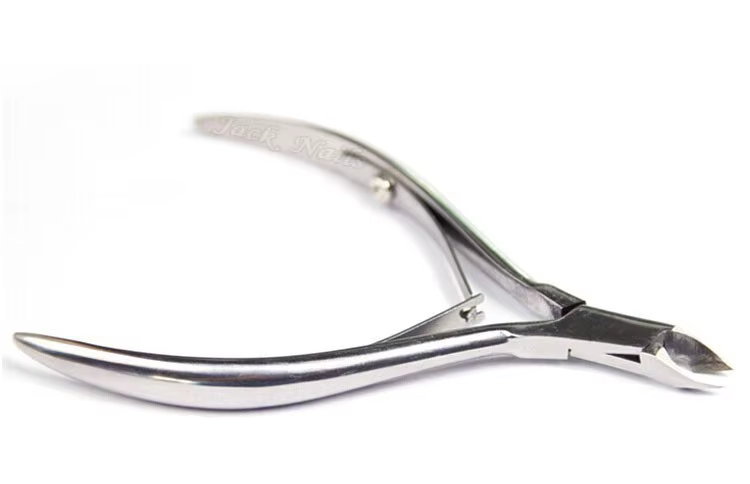 Pince à cuticules professionnelle en acier inoxydable, coupe-ongles, manucure et pédicure, soins, pi