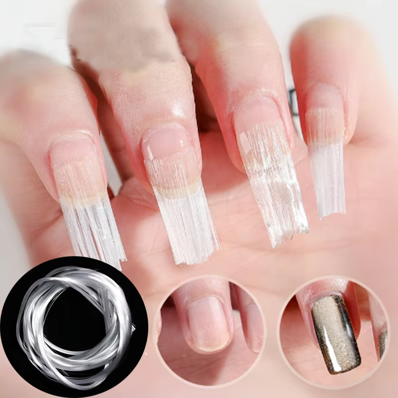 1M/2M/5M Nail Art fibre de verre pour Gel UV bricolage forme d'ongle Fibernails acrylique Extension 