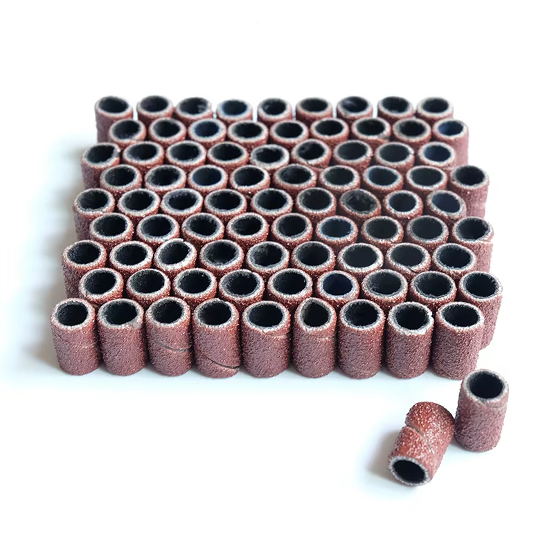 100/50/25 pièces bandes d'anneau de ponçage des ongles manucure électrique forets à ongles 80/120/18