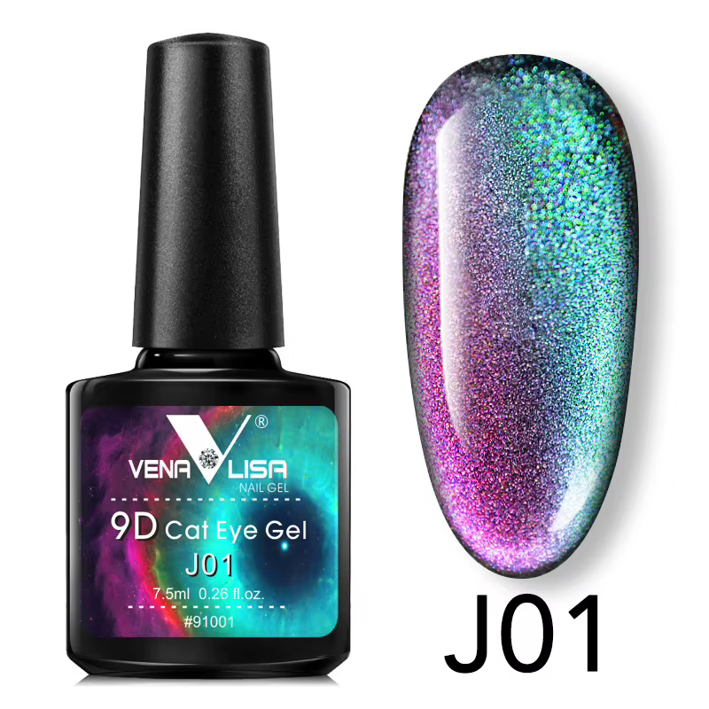 Venalisa 9D oeil de chat vernis à ongles effet Super étincelle galaxie étoilé manucure des ongles ma