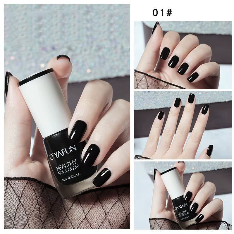Verhéritage à ongles UV déchirable à séchage rapide, vernis à ongles normal sans lampe, paillettes s