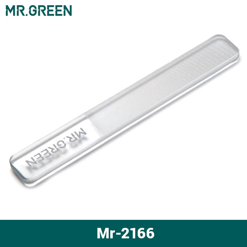 MR.GREEN – limes à ongles en verre Nano, polissage professionnel, outil d'art de manucure, lavable, 
