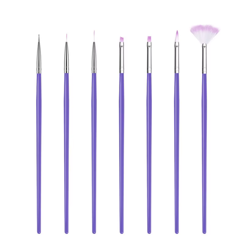 Brosse à ongles pour manucure, brosse à Gel pour Nail Art, 15 pièces/ensemble, brosse à ongles, poud