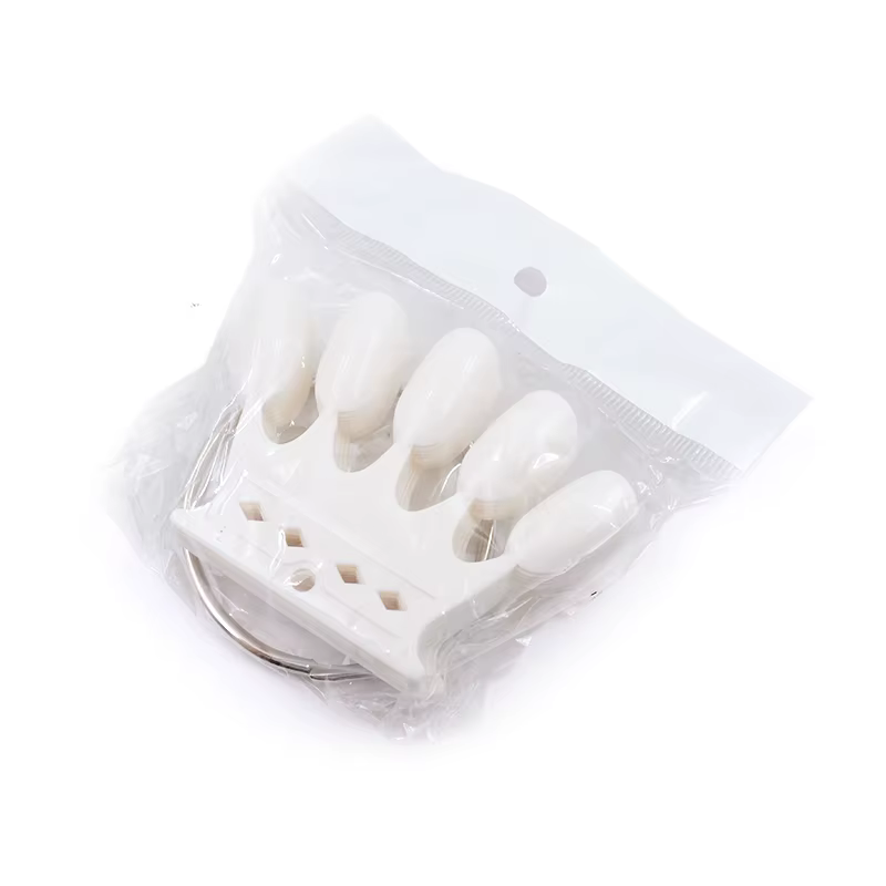50 pointes carte de couleur faux ongles échantillon ventilateur Transparent blanc acrylique montrant