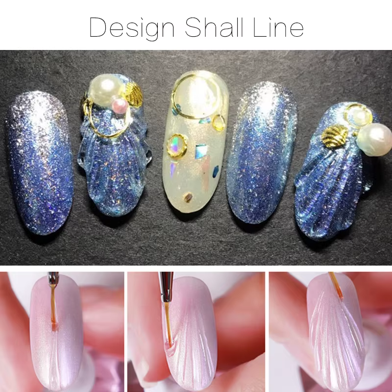 MSHARE 3D couche de finition UV LED Gel strass sans lingette couche de finition sans couche collante