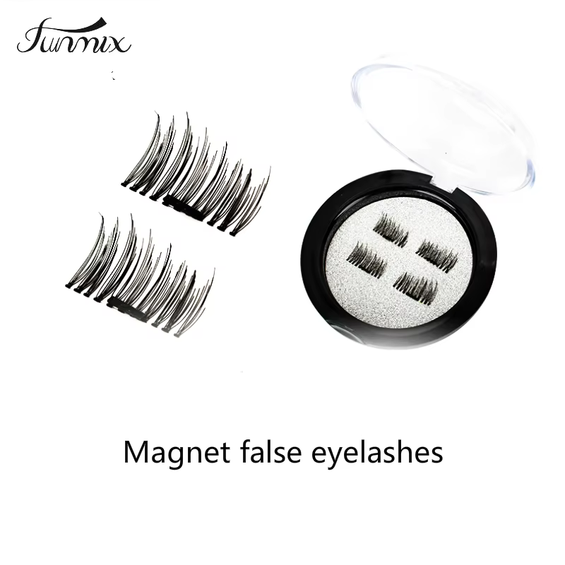 Faux-cils magnétiques 3D, Double bande, bande complète, doux, réutilisables