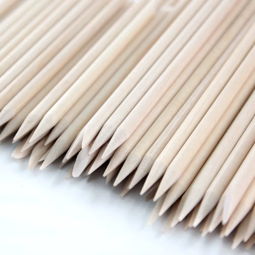 Bâtons en bois Orange de différentes tailles, pour poussoir à cuticules, outil pour enlever les cuti