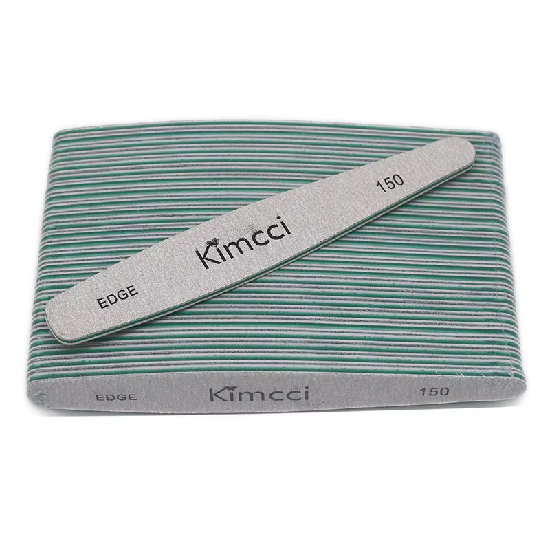 Kimcci – Lot de 25 limes à ongles de qualité supérieure, outils de manucure, blocs de ponçage EDGE 1