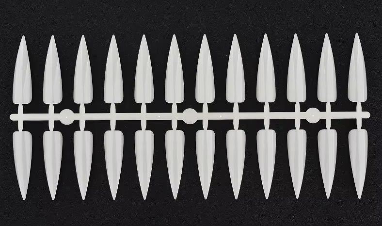 240 pièces ensemble d'art des ongles clair naturel couverture complète ovale extrémité pointue Stile