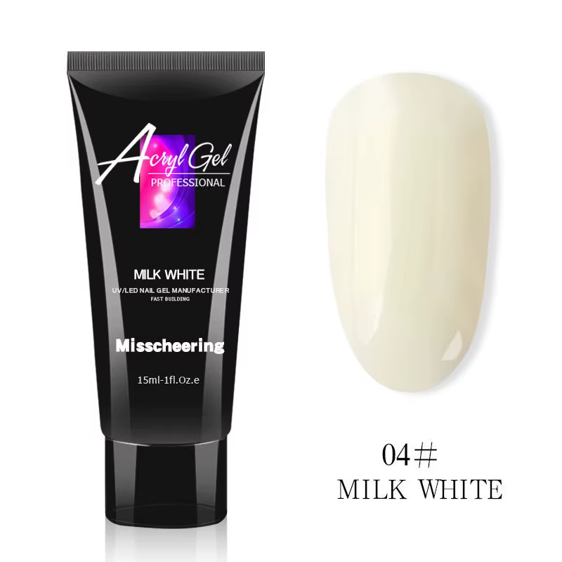 Gel constructeur de cristal pour manucure, Extension de Gel pour Extension d'ongles, Qiuck sec, sans