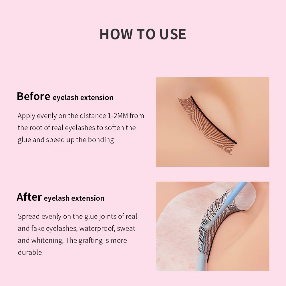 GLAMLASH 10 ml/15 ml Super Bonder agent de fixation pour Extensions de cils apprêt pour cils colle a