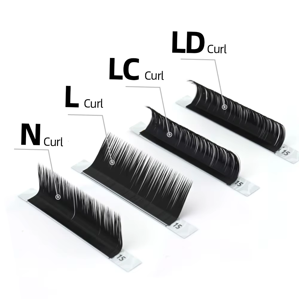 NAGARAKU mélange Extension de cils maquillage L LC N boucles mélange 7-15mm 16 lignes vison synthéti