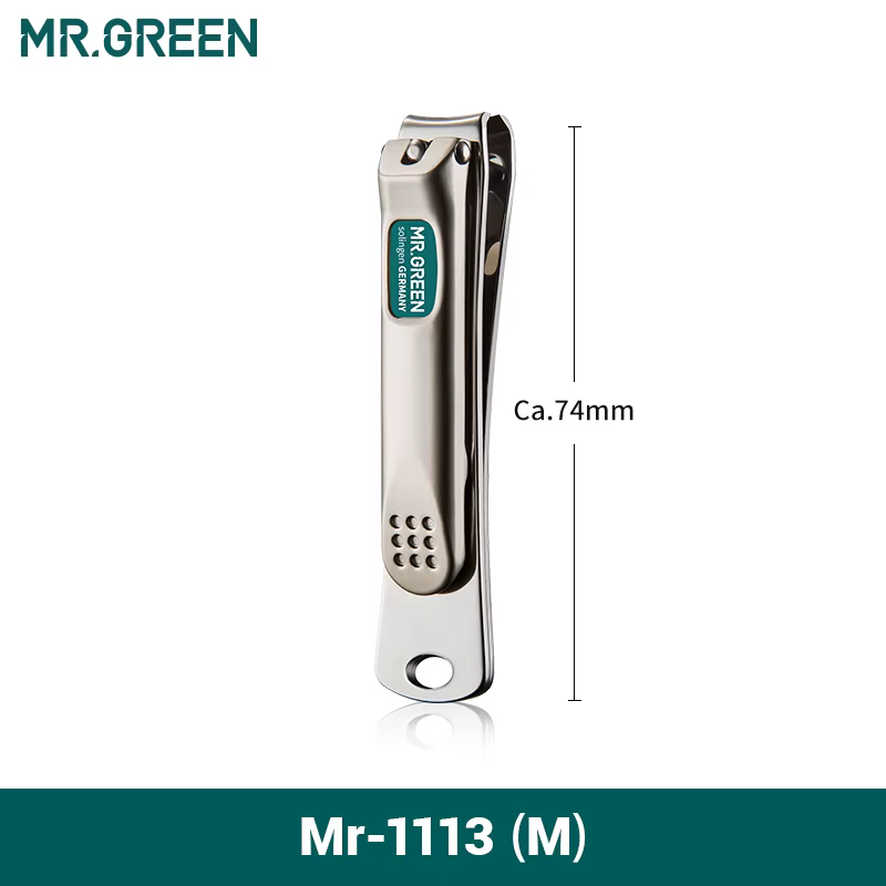 MR.GREEN coupe-ongles en acier inoxydable lame incurvée coupe-ongles ciseaux coupe outils de manucur