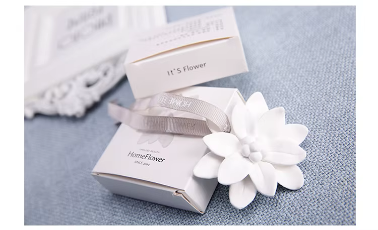 Aromeasy-Désodorisant en céramique pour aromathérapie, diffuseur d'arômes, brumisateur avec ruban ar