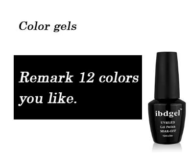 Ibdgel-Verhéritage à Ongles Semi-Permanent, 12 Couleurs, 15ml, Gel UV LED, Accessoires pour Nail Art