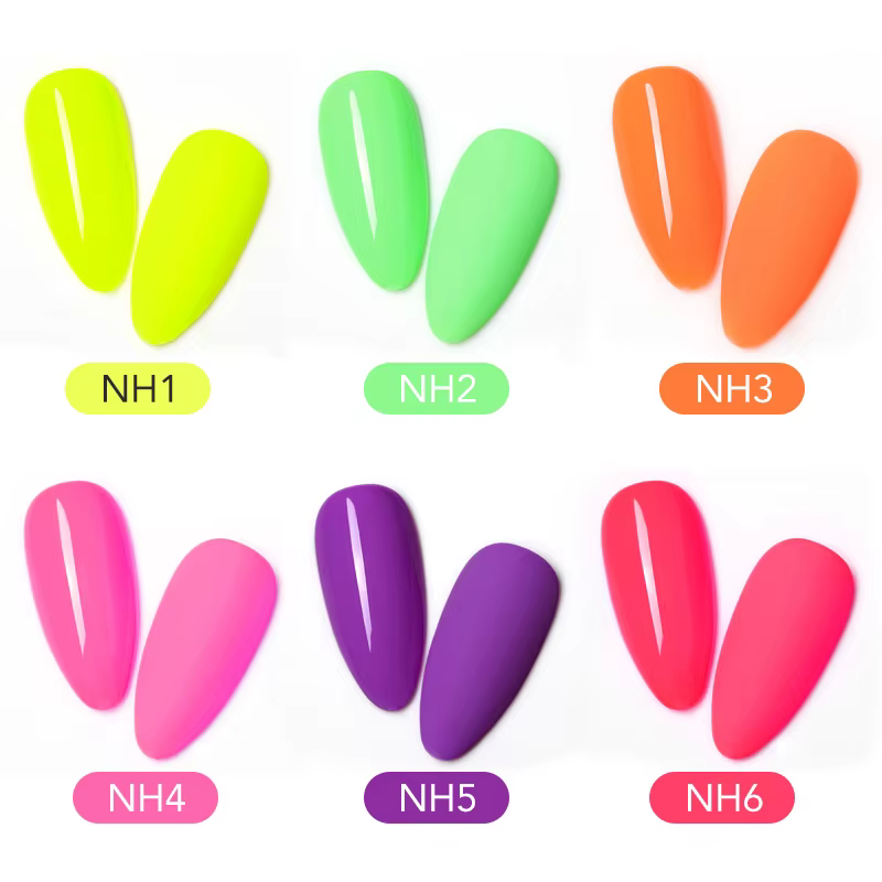 6 pièces couleur néon Gel vernis VENALISA vernis à ongles Fluorescence Salon de manucure Gel laque t