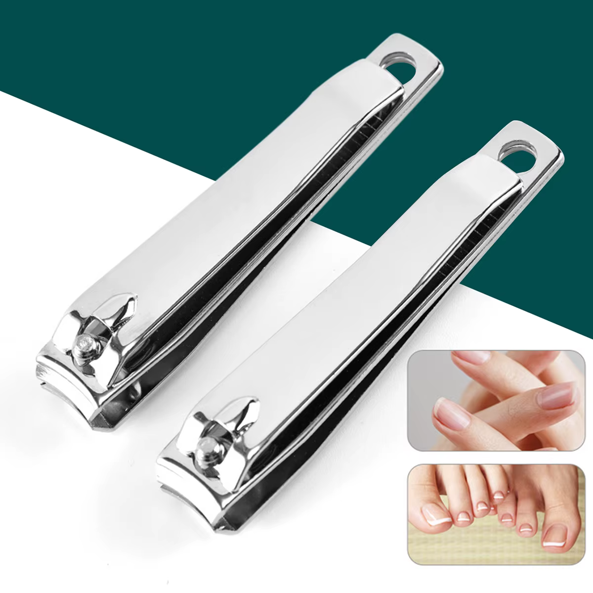 Coupe-ongles, coupe-ongles et orteils en acier inoxydable, tranchants et robustes de qualité supérie