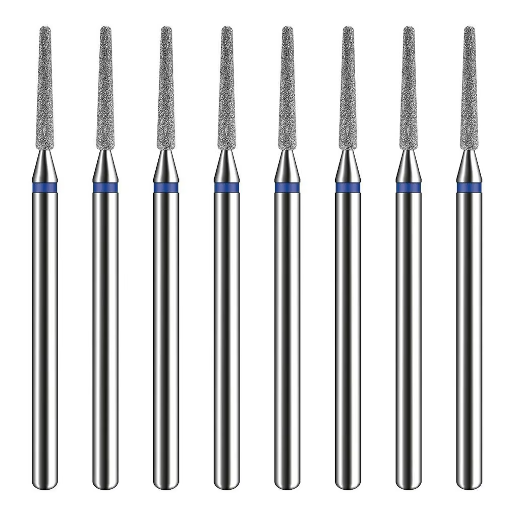 Kit-3 Foret à ongles, foret à pointe diamant 718 pour ongles professionnels en acrylique