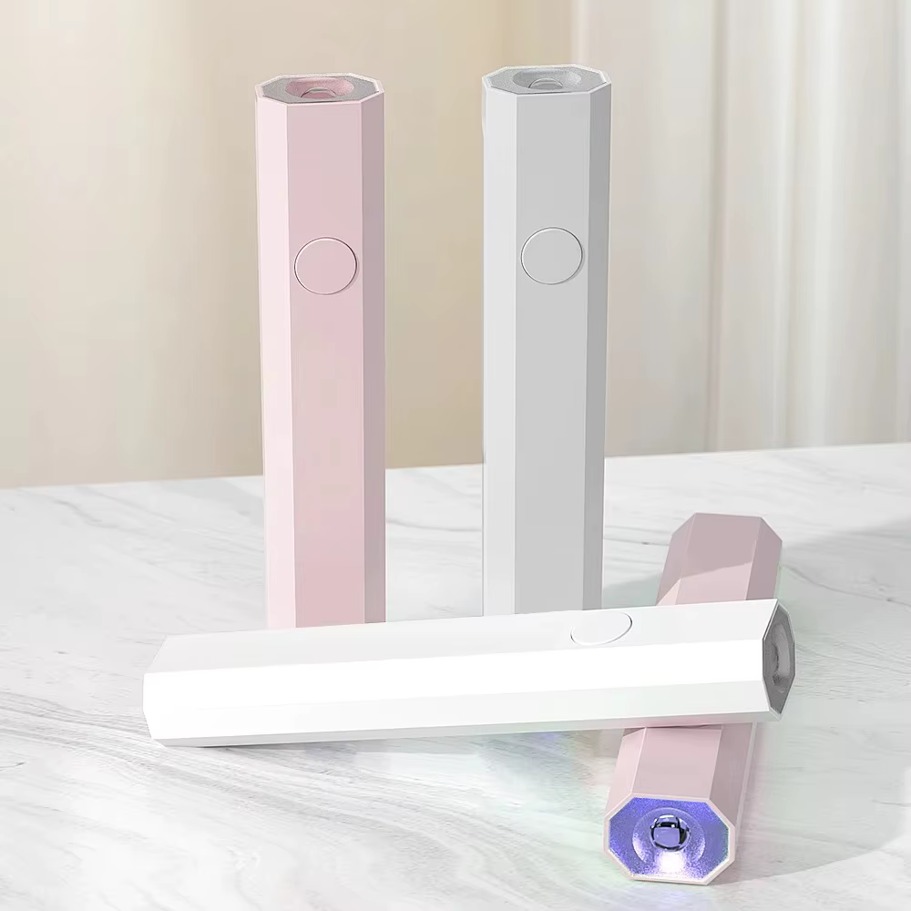 Lampe monogramme portative UV LED pour ongles, pour le durcissement de tous les vernis Gel, Recharge