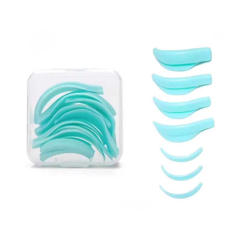 Recyclage 3D cils recourbe tiges bouclier cils Extension fournitures 7 paires par boîte Silicone cil