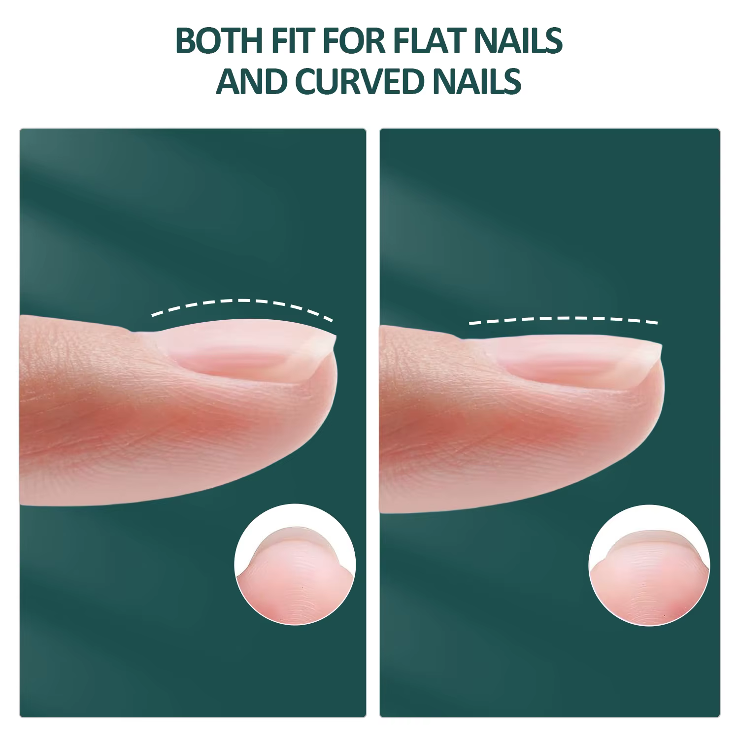 Nailpop – faux ongles épais de qualité professionnelle, Extensions acryliques de qualité Salon, four