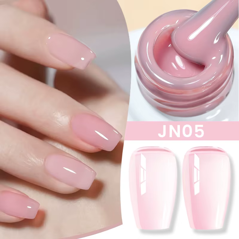 BORN PRETTY gelée nu Gel vernis à ongles 10ml rose clair pêche translucide couleur UV lumière Cure G
