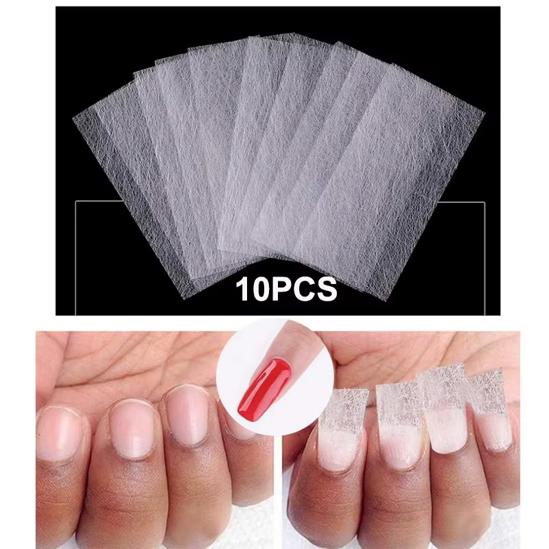Fibers d'extension d'ongles en Fiber de verre, emballage d'ongles en Gel Non tissé, outils de soins 