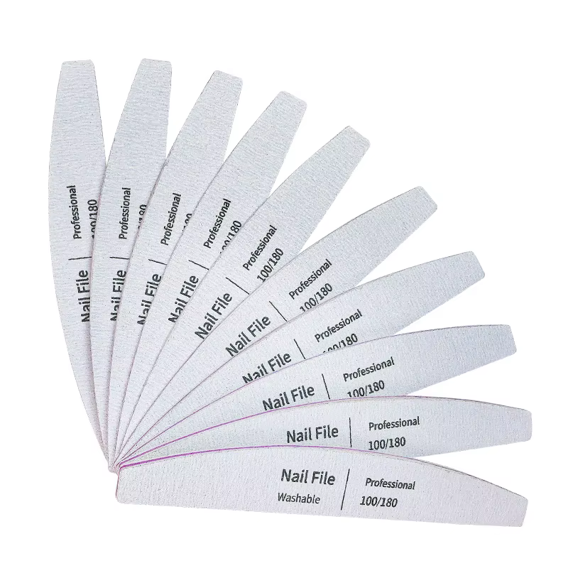 Lime à ongles 100 à 180 outils professionnels émeri pour manucure Lime 240 papier de verre Gel limes