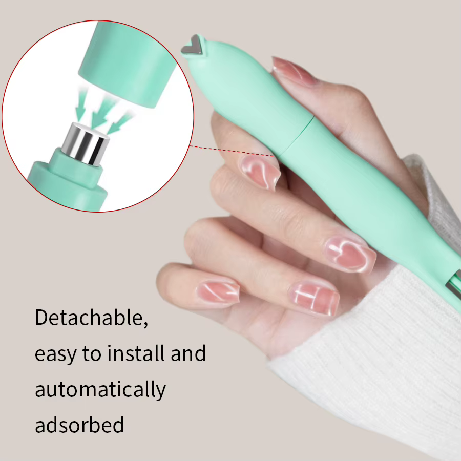 Bâton magnétique 4 en 1 3D en forme de cœur, outils magnétiques pour ongles œil de chat, aimant mult