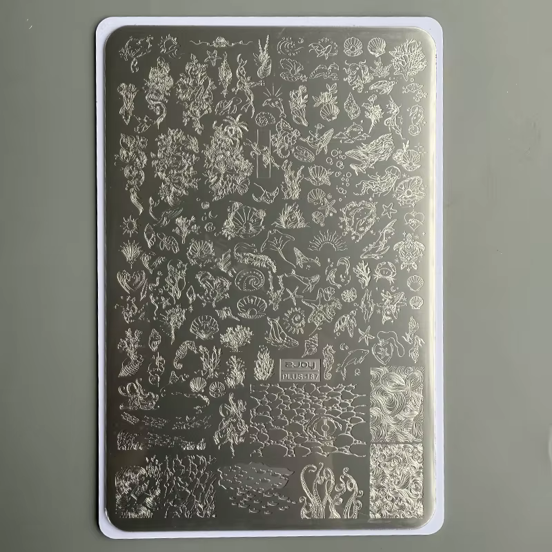 XMQ NAIL ART PLATES STAMPING PLATES D'IMAGE DE VENTES CAVÉES