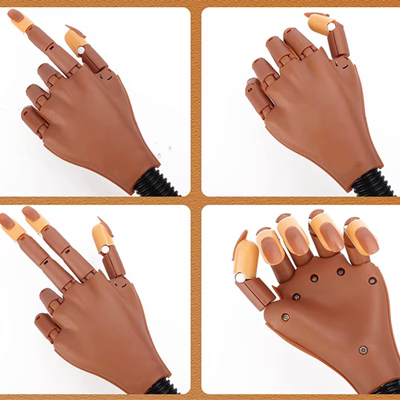 Nail Art pratique main manucure pratique doigt acrylique ongles conseils avec 100 pièces faux ongles