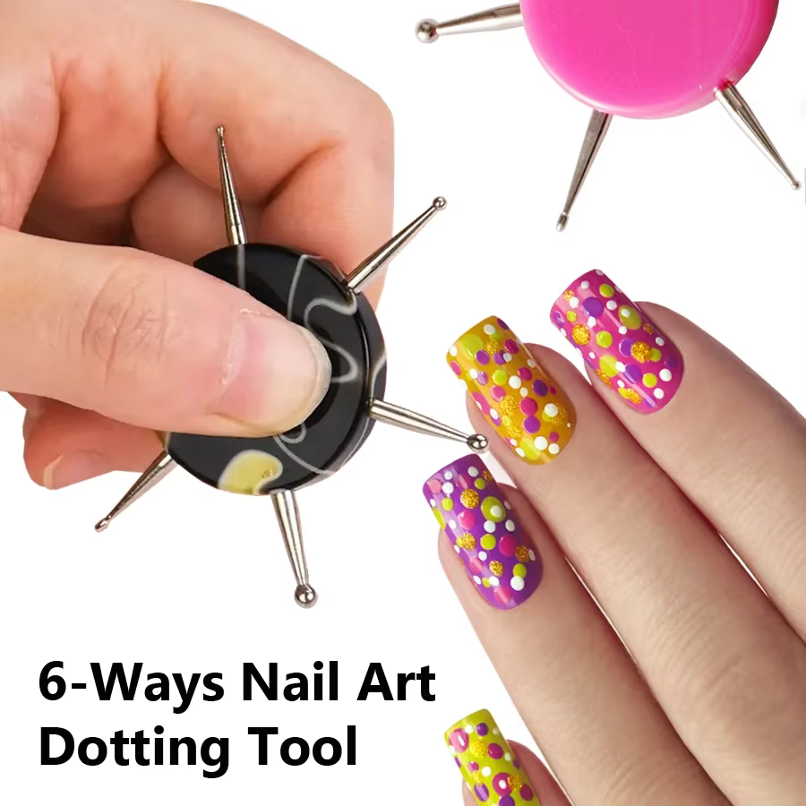 Outils de pointage circulaire pour Nail Art, outil multifonctionnel pour fleurs, points, sculpture d