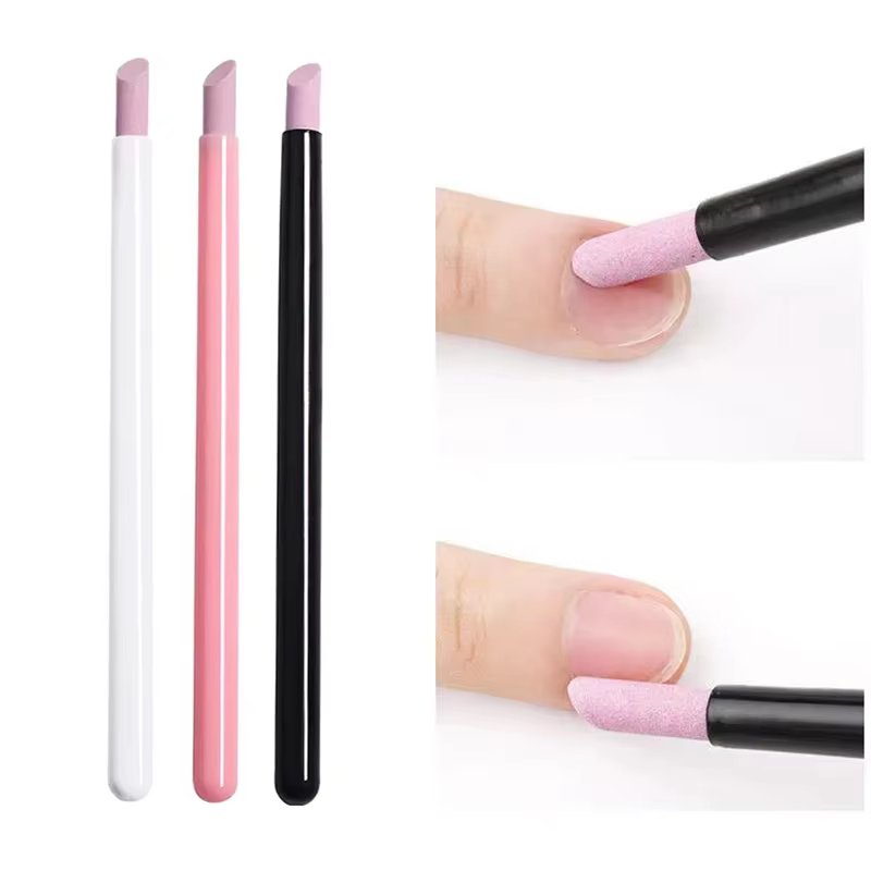 Stylo de meulage à Quartz pour Nail Art, ciseaux à cuticules, dissolvant de peau morte, vernis Gel U