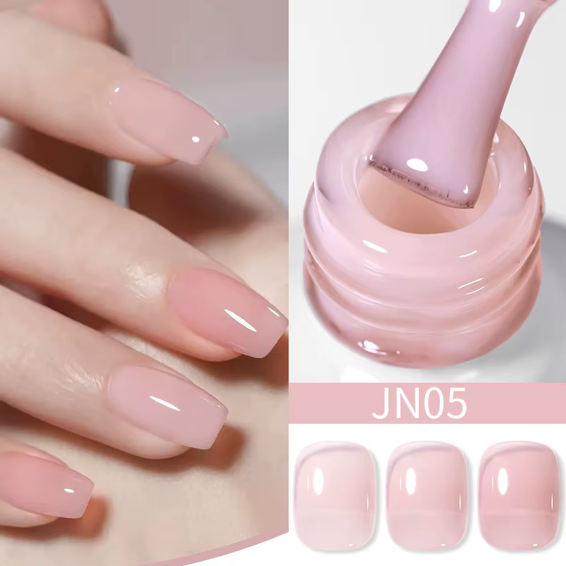 BORN PRETTY 10ml translucide gelée nu Gel vernis à ongles vernis coloré Semi Permanent UV LED Nail A