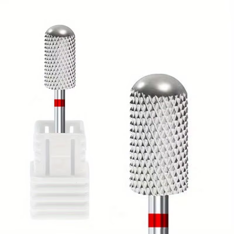Foret à ongles en carbure de tungstène, 1 pièce, fraise rotative, coupe-ongles, perceuse électrique 
