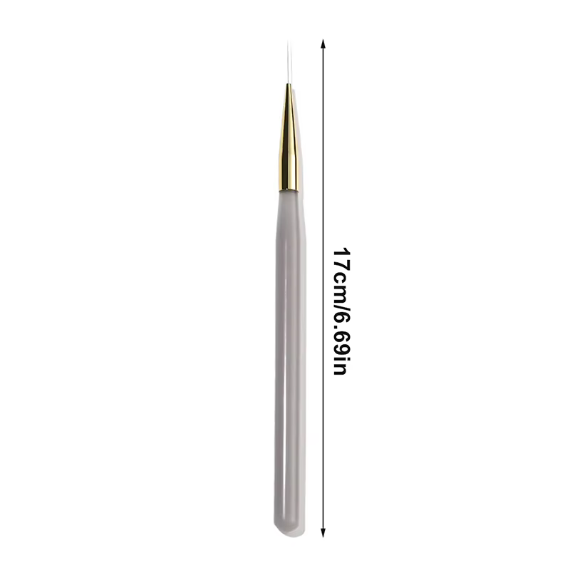 Stylos à poignée en acrylique extrêmement fin pour Nail Art, pinceaux de peinture pour bricolage, po