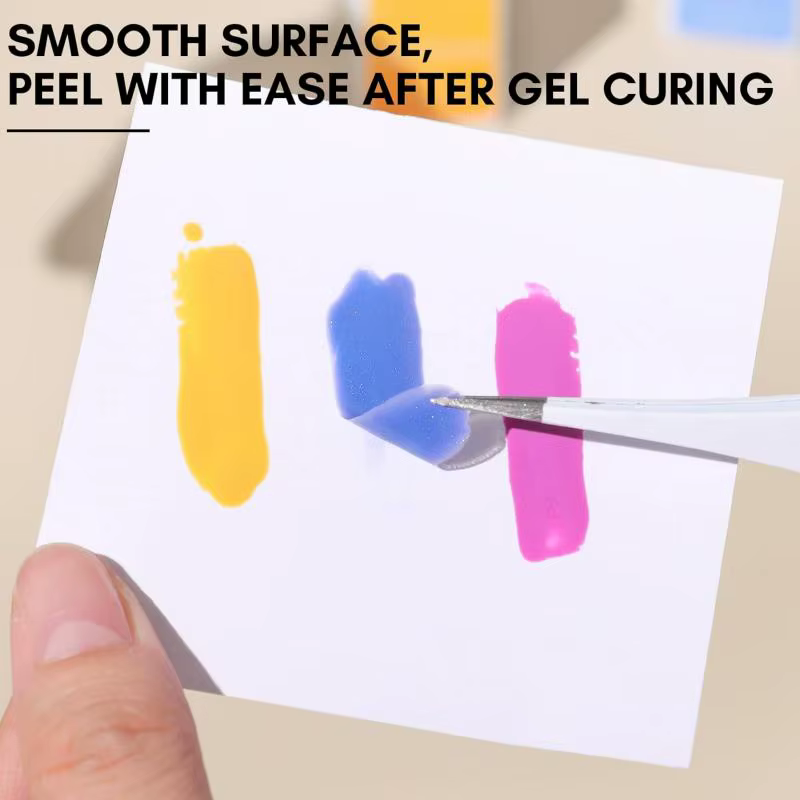 50 pièces Gel vernis à ongles Palette papier jetable Nail Art autocollant Gel vernis mélange dessin 