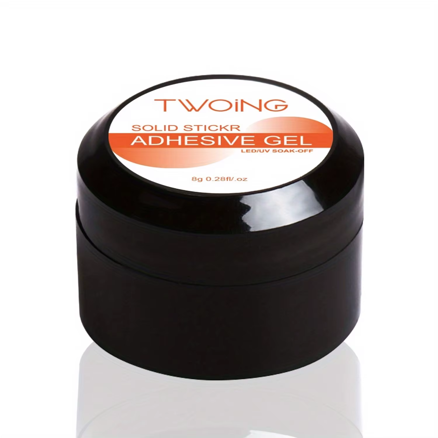3 bouteilles de colle à ongles solide, Gel de colle pour pointes d'ongles, colle transparente sans l