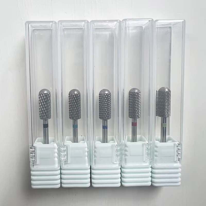 Mini 5.35 petit baril rond supérieur Original carbure d'acier au tungstène manucure foret à ongles l