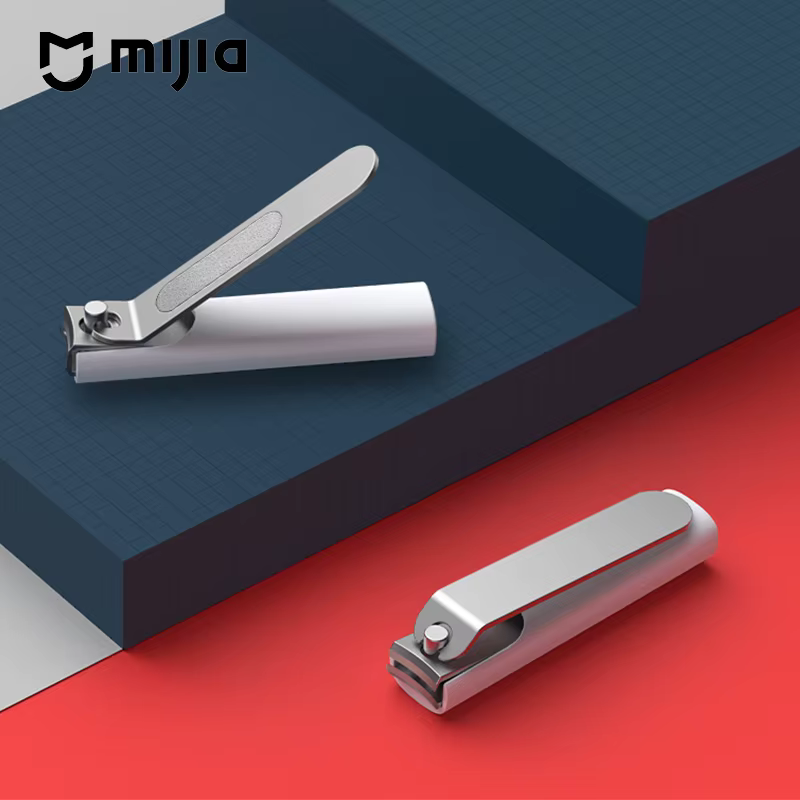Coupe-ongles anti-éclaboussures Mijia en acier inoxydable 420, tranchant, durable, portable, lime à