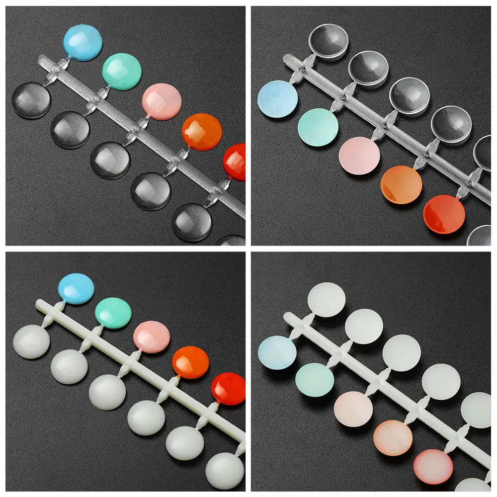 TP 120 pièces Table d'affichage de vernis à ongles avec autocollants carte de couleur à pois panneau