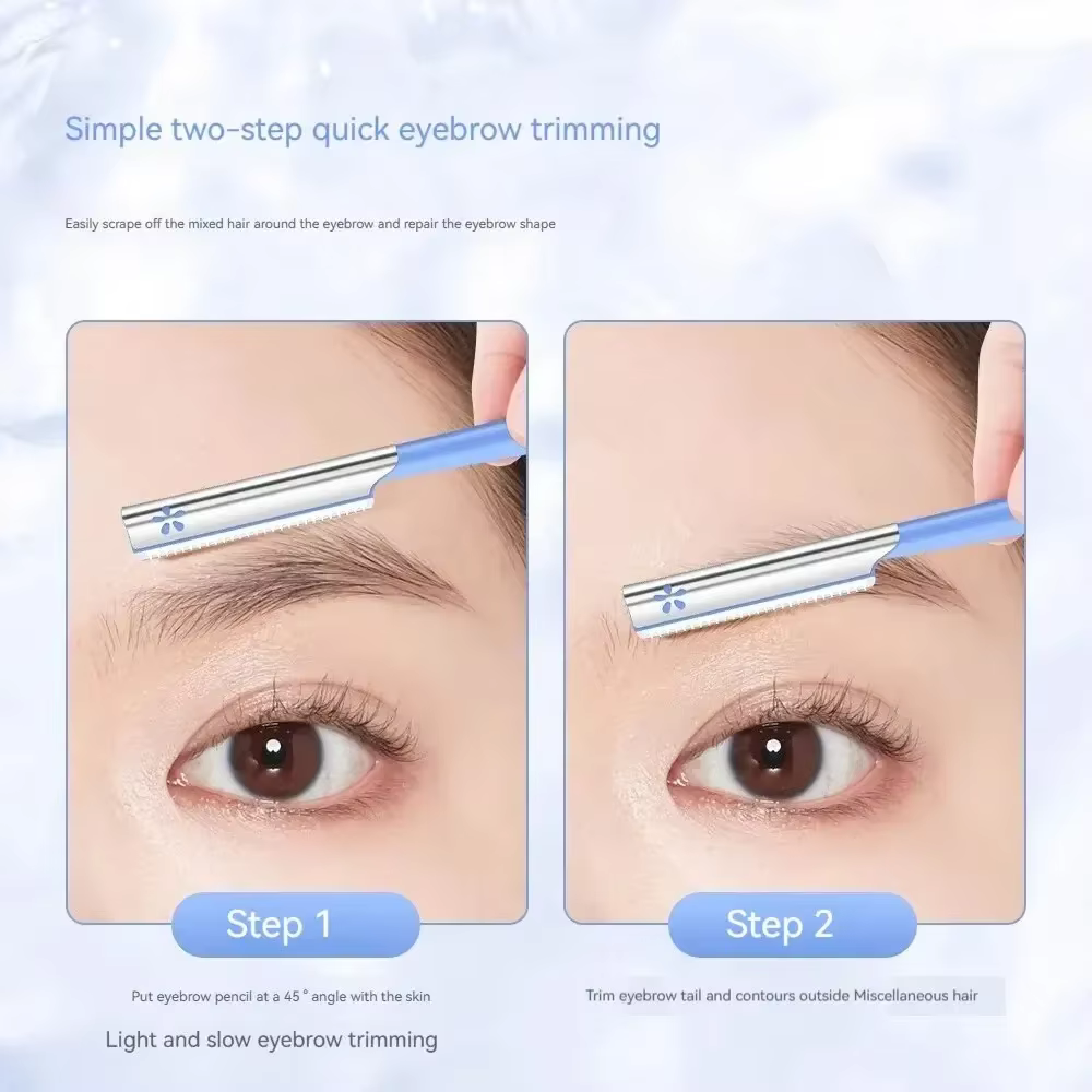 Rasoir à sourcils 5 pièces rasoir de sécurité tranchant Durable filet de sécurité pour débutants n'e