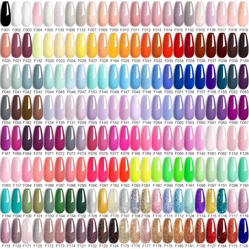 LILYCUTE – Vernis à ongles en Gel UV LED, 129 couleurs, 7ML, fournitures pour Nail Art, Vernis Semi-